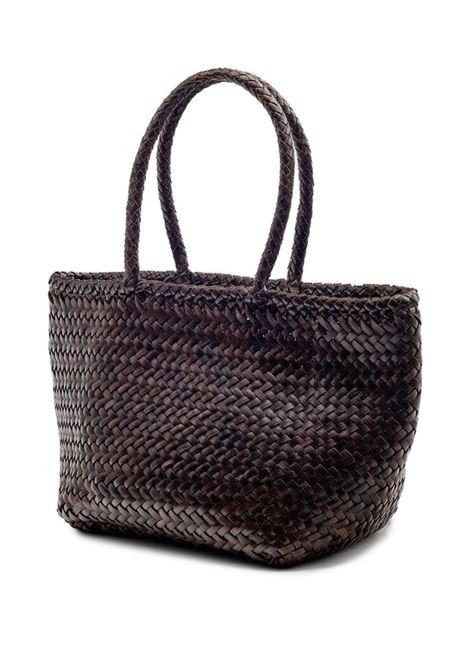 borsa grace basket small donna marrone DRAGON DIFFUSION | DGW58813DARK BROWN